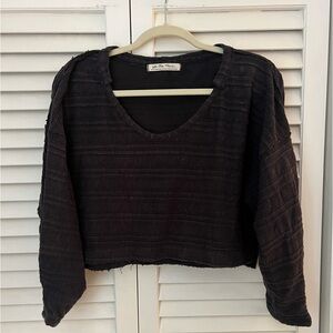Free people cropped long sleeve